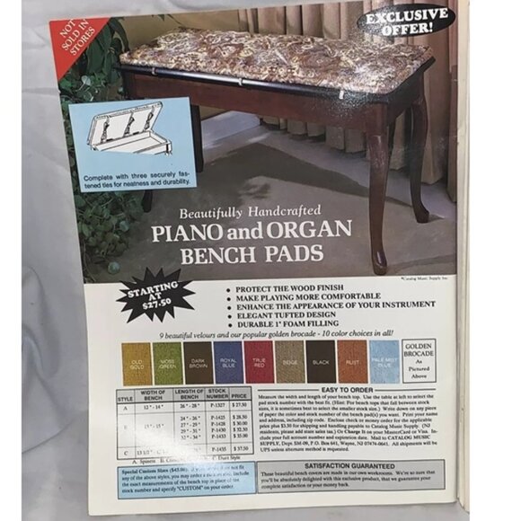 Sheet Music Magazines - Sept-Dec 1991 Lot Of 2 Piano Choral Guitar - Picture 7 of 12